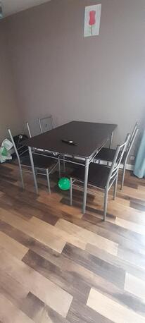 Al Olaya, Furniture, SAR 1240,  Bed/Cot For Sale (Double & Single Cots) With Side Tables, Dining Table