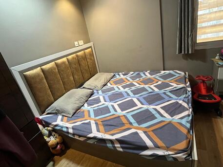 Al Olaya, Furniture, SAR 1240,  Bed/Cot For Sale (Double & Single Cots) With Side Tables, Dining Table