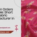 Custom Orders Available: Short Kurti Fabric Manufacturer In Jaipur