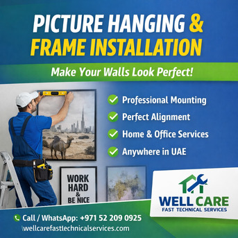 Dubai, Construction, Hanging Frames Services In Dubai