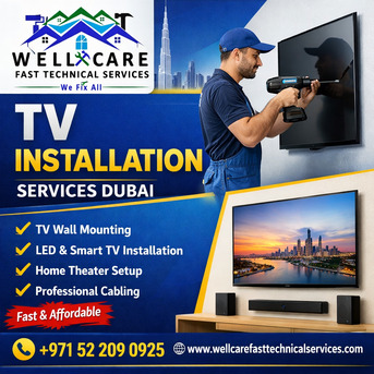 Dubai, Construction, TV Installation Services Dubai