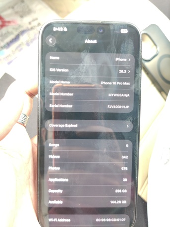 Riyadh, Mobile Phones, SAR 4200,  Iphone 16 Pro Max