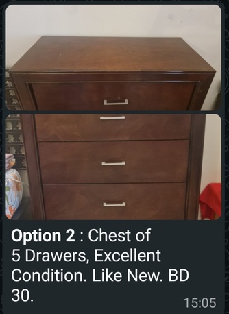 Adliya, Furniture, BHD 30,  Chest Of Drawers For Sale
