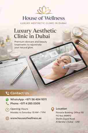 Al Barsha, Health, Luxury Aesthetic Clinic In Dubai &ndash; Discover Premium Skin & Beauty Care At House Of Wellnes