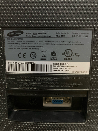 Dammam, Computers, SAR 80,  Samsung SyncMaster SA100 Monitor, Only Whatsapp