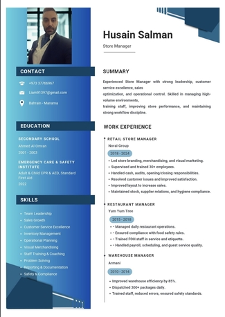 Manama, Job Seekers, Bahraini Experience Available To Join Immediately