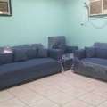 SAR 190,  Urgent Sale Sofa Set With Pillows And Sofa Cover 7 Seater- Queen Bed With Mattress