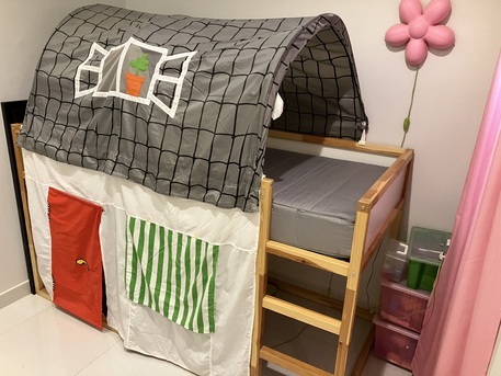 Al Ghadir, Furniture, SAR 525,  IKEA Kura Bed + Tent