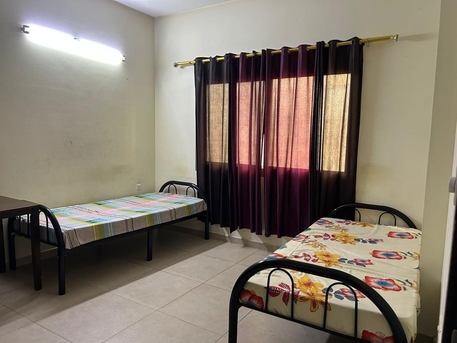 Gudaibiya, Rooms Available, BHD 45/month,  Furnished,  Bed Space With Attach Bathroom For Rent In Neat, Spacious Apartment In Gudaibiya, Manama