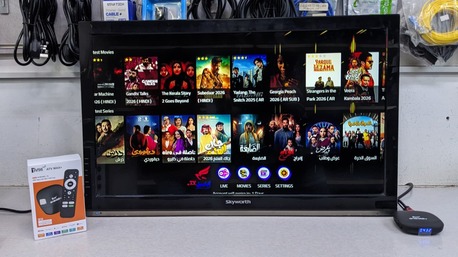 Manama, Computers, BHD 33,  Skyworth 32" LED TV With NEW Boxpack 8K Ultra HD Smart TV Box FREE All Country TV Channels