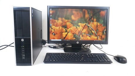 Manama, Computers, BHD 35,  HP Core I5 Computer Full Set 19" HD Wide Monitor 8GB RAM + 500GB HD OS 10 Pro Ready To Use