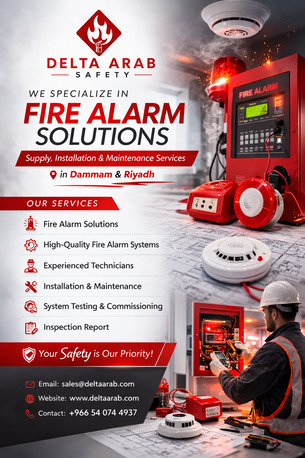 Dammam, Business, Fire Alarm System, Supply, Installation & Maintenance Services In Dammam & Riyadh