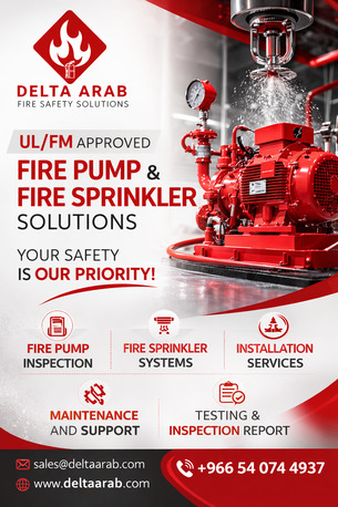 Dammam, Technical, Fire Pump & Fire Sprinkler Installation And Maintenance Services In Dammam & Riyadh.