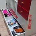 SAR 500,  Baby Crib With Intergrated Storage And Top Changing Table