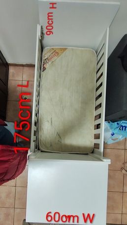 Khobar, Baby & Kid Stuff, SAR 500,  Baby Crib With Intergrated Storage And Top Changing Table