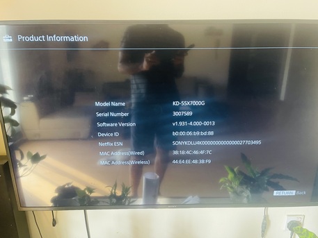 Manama, Electronics, BHD 130,  For Sale: Sony 55&Prime; 4K UHD Smart TV KD‑55X7000G + FREE MX Home Theatre!