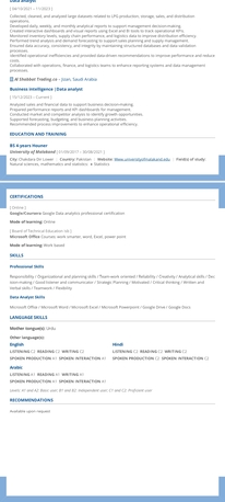 Riyadh, Job Seekers, Data Analyst |Business Analyst | Immediate Joining