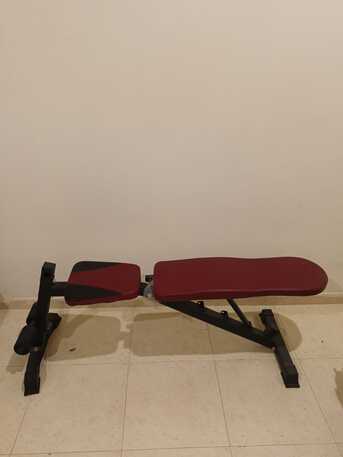 Al Malaz, Heavy Equipment, SAR 175,  Home Fitness Gym Work Bench - Adjustable & Foldable Gym Bench Incline, Decline & Flat
