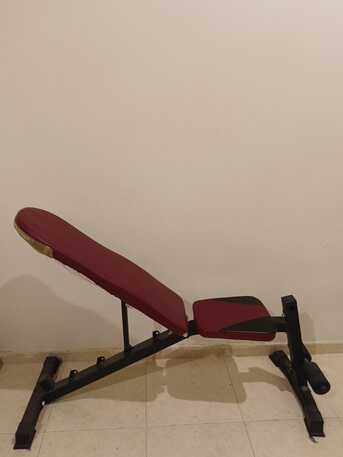 Al Malaz, Heavy Equipment, SAR 175,  Home Fitness Gym Work Bench - Adjustable & Foldable Gym Bench Incline, Decline & Flat