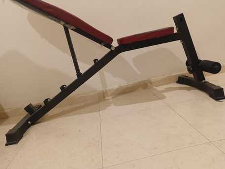 Al Malaz, Heavy Equipment, SAR 175,  Home Fitness Gym Work Bench - Adjustable & Foldable Gym Bench Incline, Decline & Flat