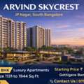 INR 11600000,  2 BR,  1100 Sq. Feet,  Arvind Skycrest Near Gottigere Lake &ndash; Location Benefits
