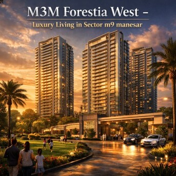Mumbai, Apartments/Houses, 1900 Sq. Feet,  M3M Forestia West Price List- Official Sector M9 Rates.