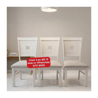 Manama, Furniture, BHD 13,  🌍🌎Chair 3 Pc In Good Condition For Sale With Delivery