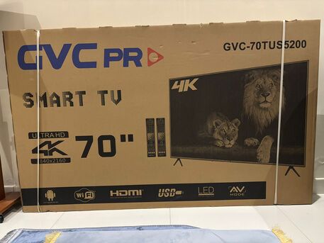 Al Mounsiyah, Electronics, SAR 1200,  Unwanted Gift. Brand New GVC Smart TV - 70"