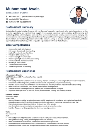 Manama, Computer, Get Your Professional Cv Only In 500fils