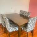 SAR 450,  High-Quality Solid Wood Dining Table (6-Seater) &ndash; Like New!