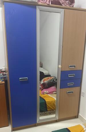 Salmaniya, Furniture, BHD 35,  3 Door Wardrobe And Shoe Rack For Sale