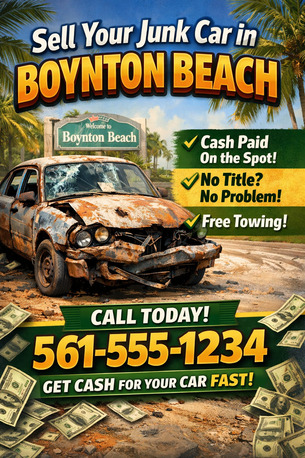 Miami, Automotive, Sell Junk Car In Boynton Beach