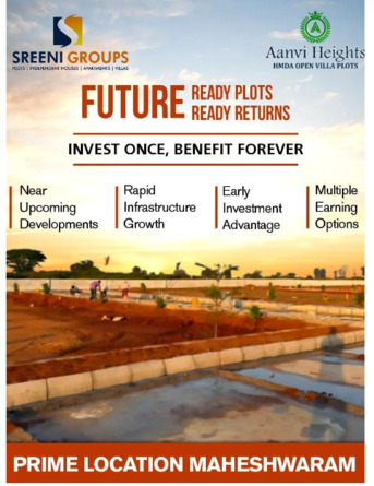 Mumbai, Real Estate, Gated Community HMDA Approved Plots In Maheshwaram