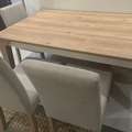 SAR 350,  Wooden Dinnig Table With Chairs