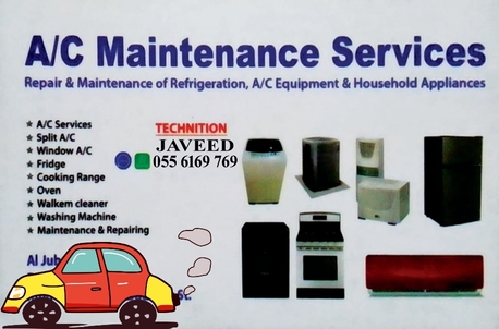 Jeddah, Appliance Repair, Split Ac & Window Ac Install Split AC Service And Maintenanc Refrigerator Maintenance