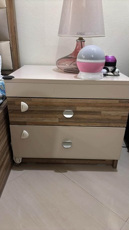 Al Rawabi, Furniture, SAR 1300,  Home Box Bed Set 180cmX200cm, Side Tables, Wardrobe And IKEA Mattress