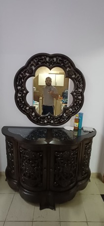 Al Dana, Furniture, SAR 1800,  King Size Bad With Almari And Singhar Table