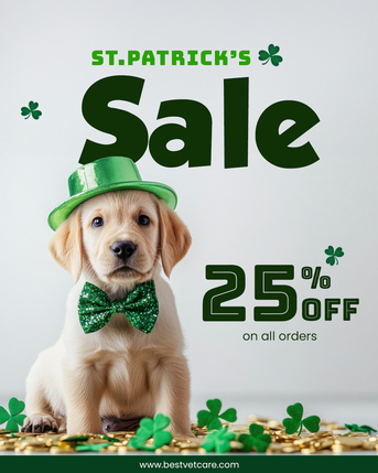 New York, Pet Supplies, BestVetCare St. Patrick&rsquo;s Day Sale &ndash; Enjoy 25% OFF + Free Shipping