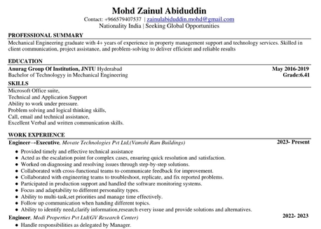 Madinah, Job Seekers, Executive|Technical Support Associate