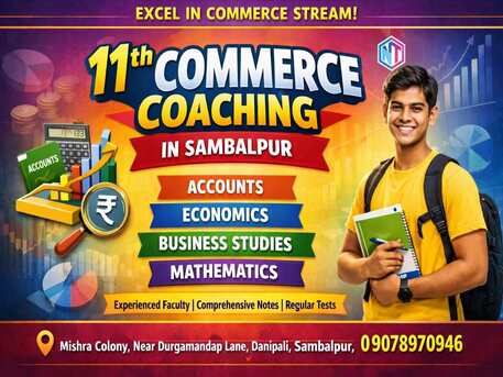 Odisha, Legal, Top 11th Commerce Coaching In Sambalpur | Naveen Tutorials Fatak Center