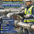 Piping QC Inspector & Piping Qc Supervisor