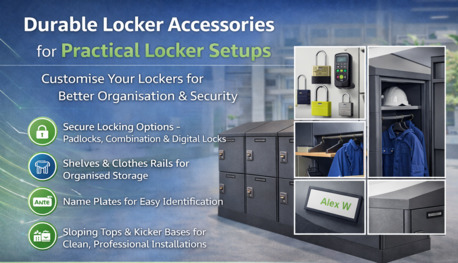 Auckland, Materials, NZD 800,  Durable Locker Accessories For Practical Locker Setups