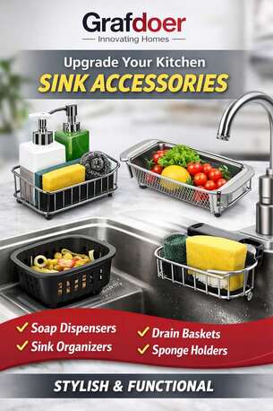 New Delhi, Household, Premium Kitchen Sink Accessories &ndash; Durable & Practical Solutions For Modern Kitchens