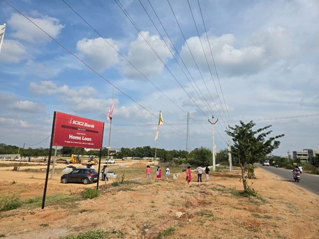 Hyderabad, Residential Plots, INR 32000,  210 Sq. Yard,  HMDA Gated Villa Plots Sale In Maheshwaram Opposite Wipro E _City 100 Ft Road Facing ORR14