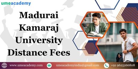 Madurai, Lessons Offered, Madurai Kamaraj University Distance Fees