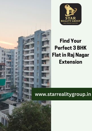 Ghaziabad, Real Estate For Sale, 3 BR,  2450 Sq. Feet,  Find Your Perfect 3 BHK Flat In Raj Nagar Extension