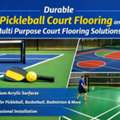 Professional Pickleball Court Flooring And Badminton Court Flooring Solutions