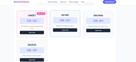 U.S. Virgin Islands, Free Items, Revid AI Promo Code SAVE20 | For All Users