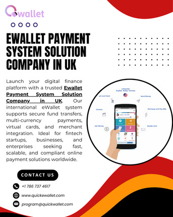 London, Software Development, International EWallet Payment System Solution In UK