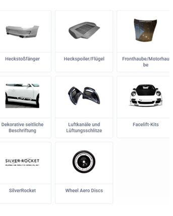 Berlin, Auto Parts, Porsche Au?enstyling & Spoiler